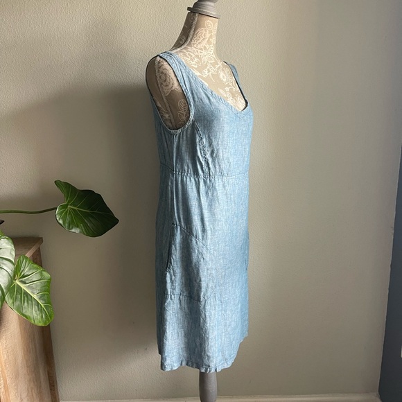 Toad & Co. Linen Linette Dress in Blue - Picture 5 of 15